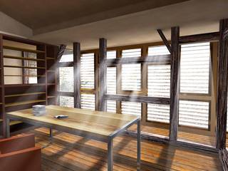 colomb(r)ages (Ain), atacama architecture atacama architecture Ruang Studi/Kantor Modern