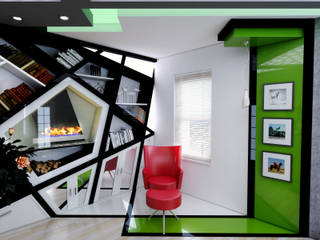 Concept (Living Room) - RU, Abb Design Studio Abb Design Studio Moderne woonkamers