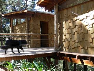 Casa Dois Casais, Cabana Arquitetos Cabana Arquitetos Rustikale Häuser Holz