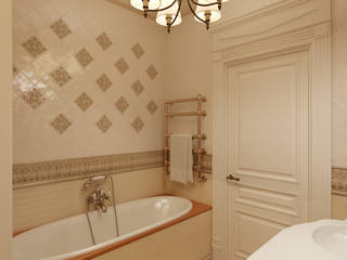 Квартира на Весковском переулке, MARION STUDIO MARION STUDIO Classic style bathroom