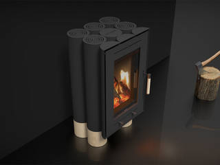 TEK Wood Stove Collection , INNGAGE INNGAGE Salas de estilo industrial