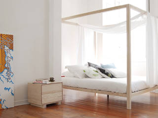 Linha Benjamim, Boa Safra Boa Safra Minimalist bedroom Solid Wood Multicolored Beds & headboards