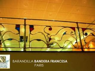 BARANDILLAS CON RESINAS, VELLOCINOS VELLOCINOS Pasillos, vestíbulos y escaleras de estilo moderno