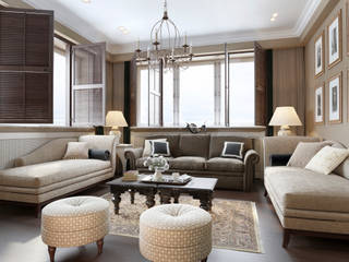 Квартира в ЖК Измайловский, MARION STUDIO MARION STUDIO Living room