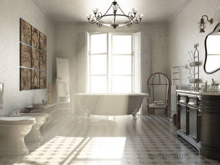 3D Render, Andrea Picinelli Andrea Picinelli Bathroom