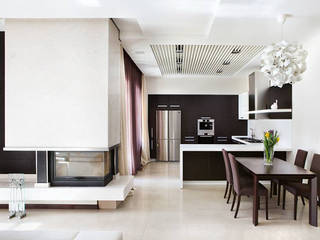 Minimalism, kvartalstudio kvartalstudio Minimalist kitchen