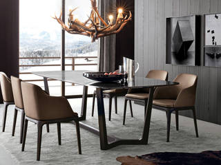 Living comedor, Michael Thonet Michael Thonet Moderne Esszimmer Massivholz Mehrfarbig