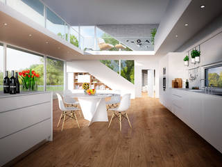 SELVA interior - immagine pubblicitaria, Jonathan Sabbadini Jonathan Sabbadini Modern kitchen Wood Wood effect