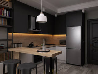 Stüdyo Daire Tasarımı, Ceren Torun Yiğit Ceren Torun Yiğit Minimalist kitchen