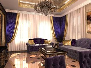 ​Современный классицизм, Студия Маликова Студия Маликова Eclectic style living room