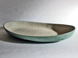 Vajillas, Silvia Valentín Cerámica Silvia Valentín Cerámica ミニマルデザインの ダイニング 陶器