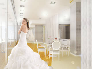 Wedding Store | 3D Modeling and Rendering, Rúben Ferreira | Arquitecto Rúben Ferreira | Arquitecto Espaces commerciaux