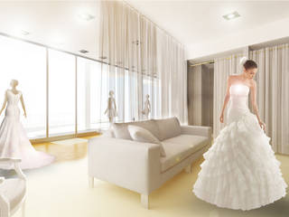 Wedding Store | 3D Modeling and Rendering, Rúben Ferreira | Arquitecto Rúben Ferreira | Arquitecto Espaces commerciaux