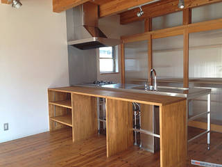 K Residence/renovation, kinfolk design works kinfolk design works Eclectic style kitchen