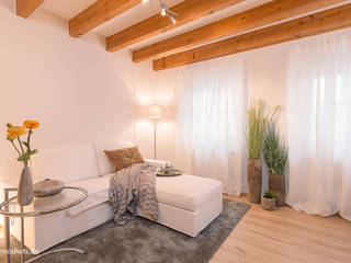 Ibiza-Style im Fischerhäuschen, Immotionelles Immotionelles Mediterranean style living room