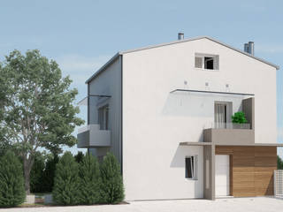 casa garofalo, studio architettura ivan petrus iobstraibizer studio architettura ivan petrus iobstraibizer Modern houses