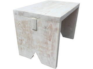 Mesa Banqueta auxiliar de centro, ZUR Basque Furniture ZUR Basque Furniture غرفة المعيشة