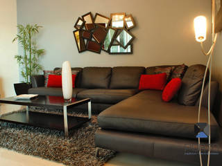 proyecto residencial "Montebello", PORTO Arquitectura + Diseño de Interiores PORTO Arquitectura + Diseño de Interiores Modern living room