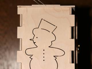 Laternen mit Weihnachtsmotiven, unikat-bastelei unikat-bastelei Weitere Zimmer Holzspanplatte