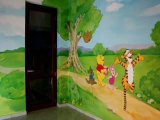 Winnie the pooh, artivisibili artivisibili Interior garden