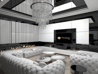 Penthouse glamour , Komplementi Komplementi Moderne Wohnzimmer