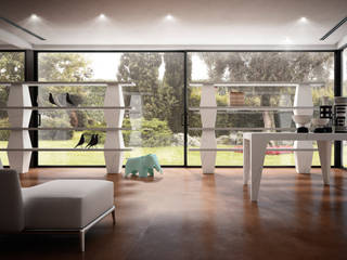 Essenziale, Dughiero studio Dughiero studio Paredes y pisos de estilo minimalista
