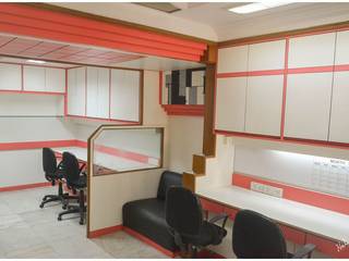 The Compact Office, Neha Goel Architects Neha Goel Architects Commercial spaces