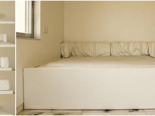 Shifting Use Bed, Neha Goel Architects Neha Goel Architects Minimalist bedroom