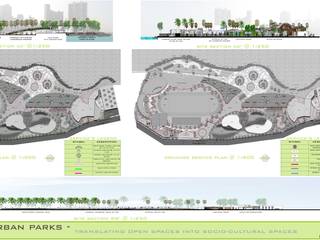 Re-Thinking Urban Parks, Neha Goel Architects Neha Goel Architects Commercial spaces