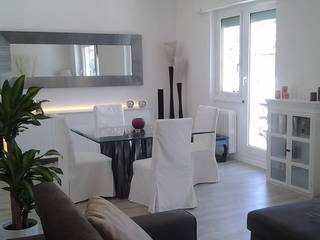 STILE MODERNO WHITE and SILVER, Loredana Vingelli Home Decor Loredana Vingelli Home Decor Modern living room Iron/Steel