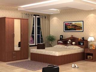 Interiors, S.R. Buildtech – The Gharexperts S.R. Buildtech – The Gharexperts Asian style bedroom