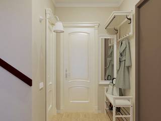 Современная классика с нотками прованса, MEL design MEL design Country style corridor, hallway& stairs