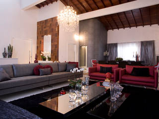 Casa em Vinhedo Condominio São Joaquim, Sandra Sanches Arq e Design de Interiores Sandra Sanches Arq e Design de Interiores Living room