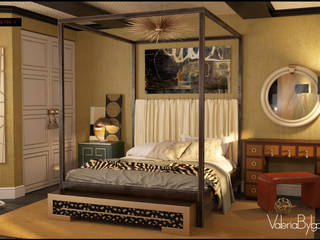 Голливу, Valeria Bylgakova&Design group Valeria Bylgakova&Design group Eclectic style bedroom