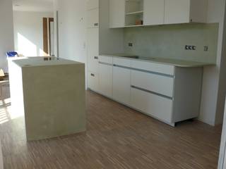 Küchenarbeitsplatten, LEOSTEEN Steinholz - farbiger Beton aus Naturstoffen LEOSTEEN Steinholz - farbiger Beton aus Naturstoffen Modern kitchen Stone