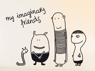 MY IMAGINARY FRIENDS, Bumoon Bumoon Dormitorios infantiles de estilo minimalista