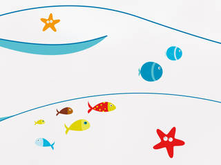 Sea, Bumoon Bumoon Dormitorios infantiles de estilo minimalista