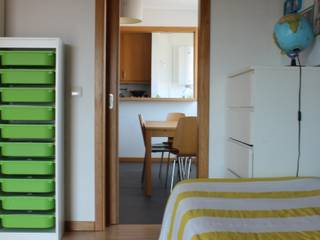 Antes e depois num apartamento em Aveiro, Casa do Páteo Casa do Páteo Quartos de criança modernos