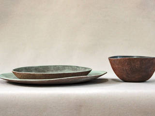 Vajillas, Silvia Valentín Cerámica Silvia Valentín Cerámica Minimalist dining room Pottery