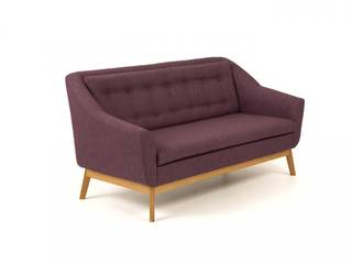 Zestaw mebli do salonu Paula & Paula - komfort w stylu retro, onemarket.pl onemarket.pl Modern living room