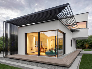 LUXHAUS Musterhaus München, Lopez-Fotodesign Lopez-Fotodesign Varandas, alpendres e terraços modernos