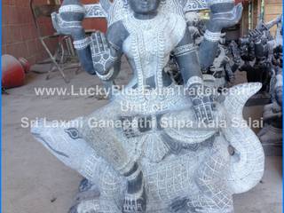 Black Stone Statues to Brisbane, Australia, LuckyBlue Exim Trader Private Limited LuckyBlue Exim Trader Private Limited غرف اخرى حجر