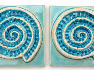 Dekory Amonity, Dekory Nati Dekory Nati Bagno in stile coloniale Ceramiche Blu