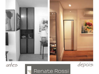 Antes e Depois - Apto Jardins, Renate Rossi Arquitetura + Interiores Renate Rossi Arquitetura + Interiores