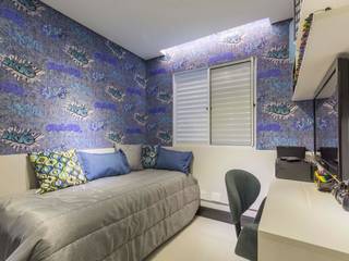 Apartamento de 40 metros quadrados., Lo. interiores Lo. interiores Eclectic style nursery/kids room Blue