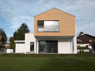 Neubau Haus S _ Oberösterreich, ATELIER WIENZEILE Tintscheff ZT-KG ATELIER WIENZEILE Tintscheff ZT-KG Moderne huizen