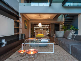 Departamento en La Condesa, MAAD arquitectura y diseño MAAD arquitectura y diseño Living room