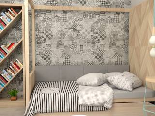 Dom w skandynawskim klimacie , Artenova Design Artenova Design Scandinavian style nursery/kids room