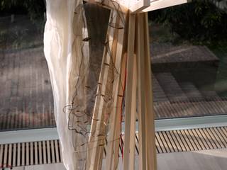 lampada led mod. Teepee, Frigerio Paolo & C. Frigerio Paolo & C. Skandinavische Häuser Massivholz Transparent