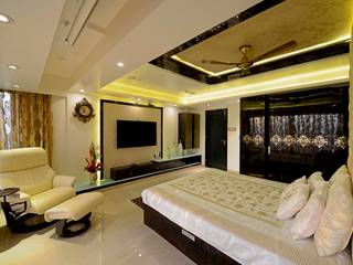 RESIDENTIAL PENTHOUSE INTERIORS, AIS Designs AIS Designs Modern style bedroom